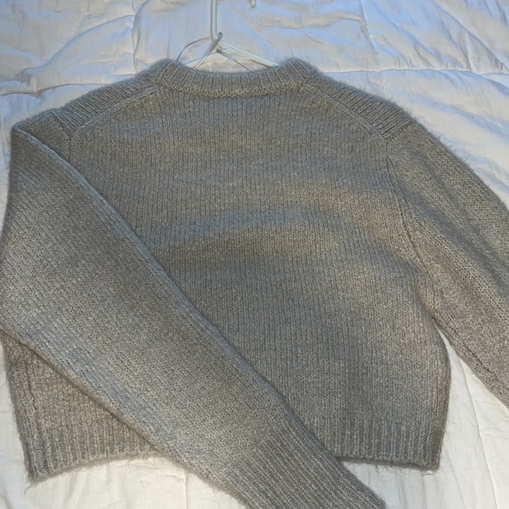 NWOT Zara light gray sweater - Picture 4 of 6